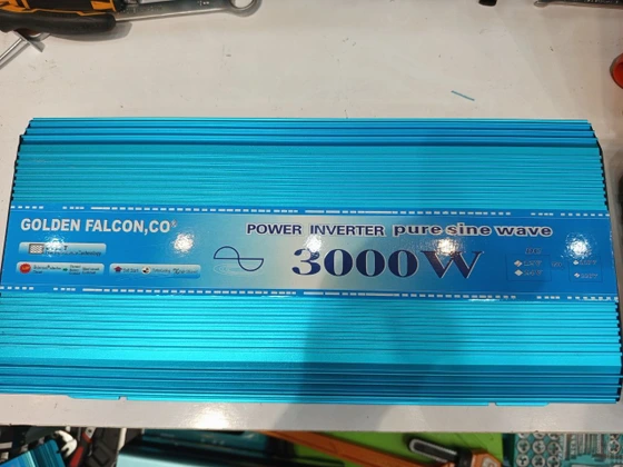 مبدل برق 3000 وات کامل سینوسی مدل GOLDEN FALCON