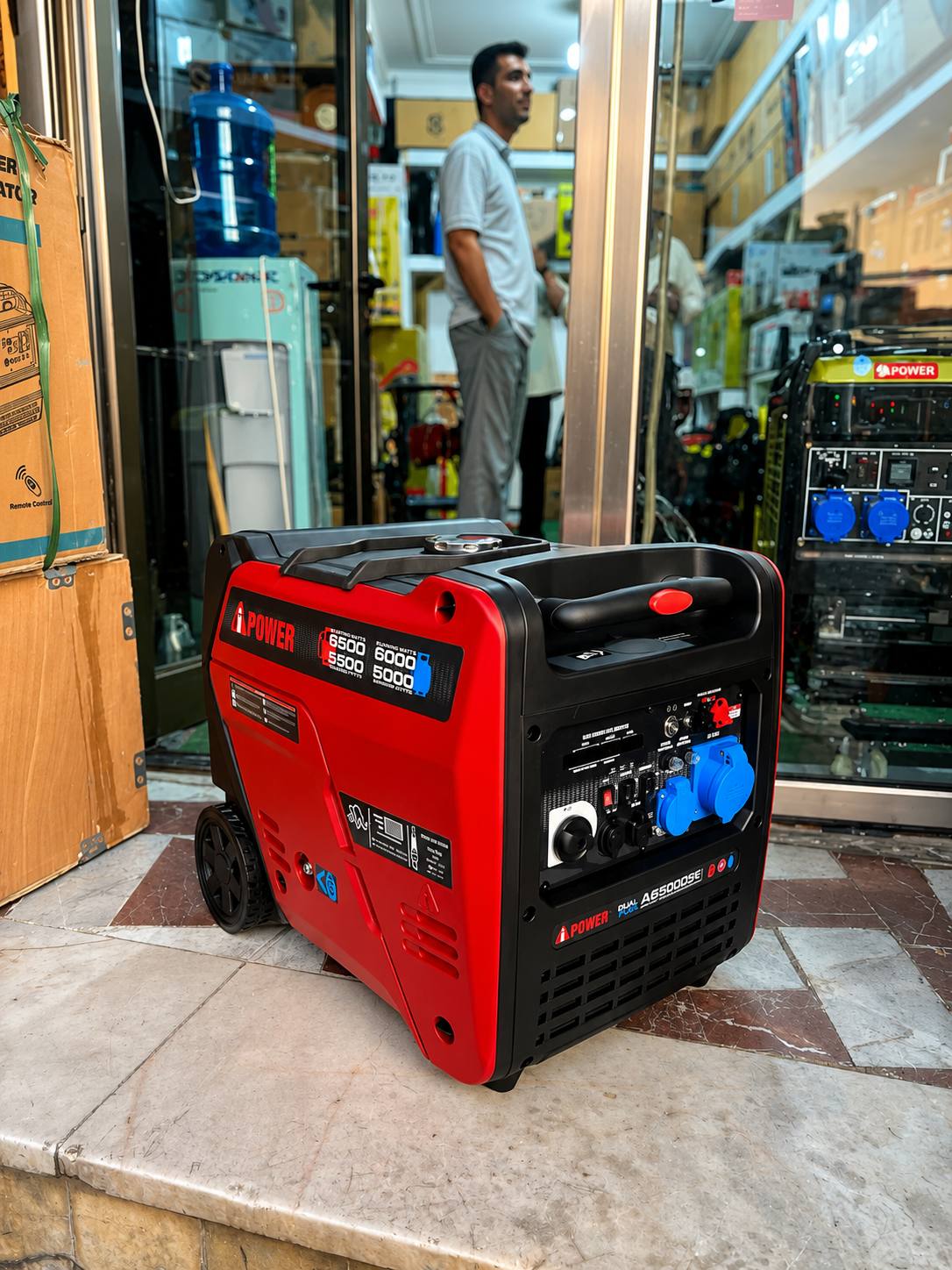 موتور برق سایلنت بنزینی 6500 وات آی پاور مدل SM6500Di